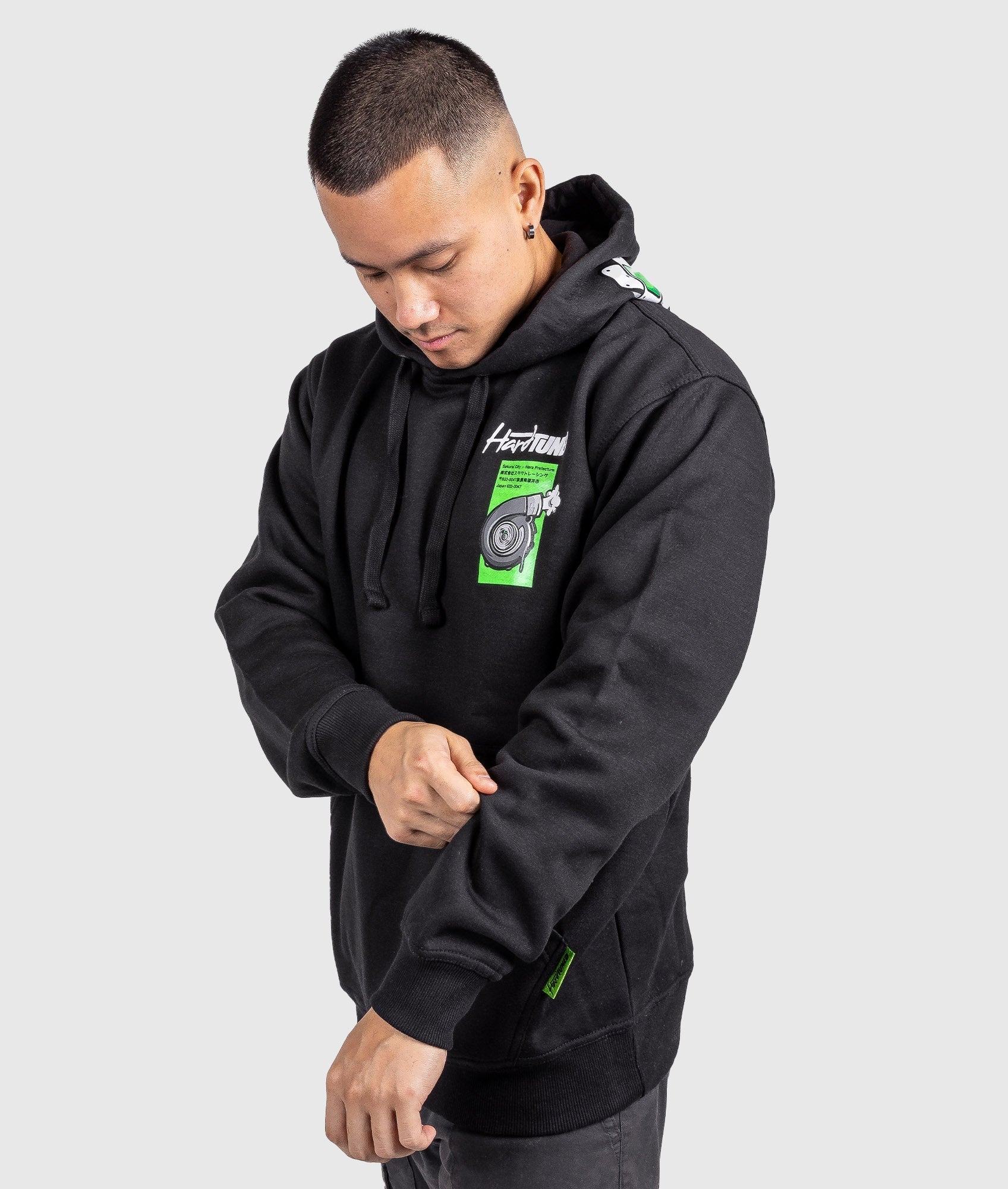 Turbo Bunny Hoodie - Black - Image 4