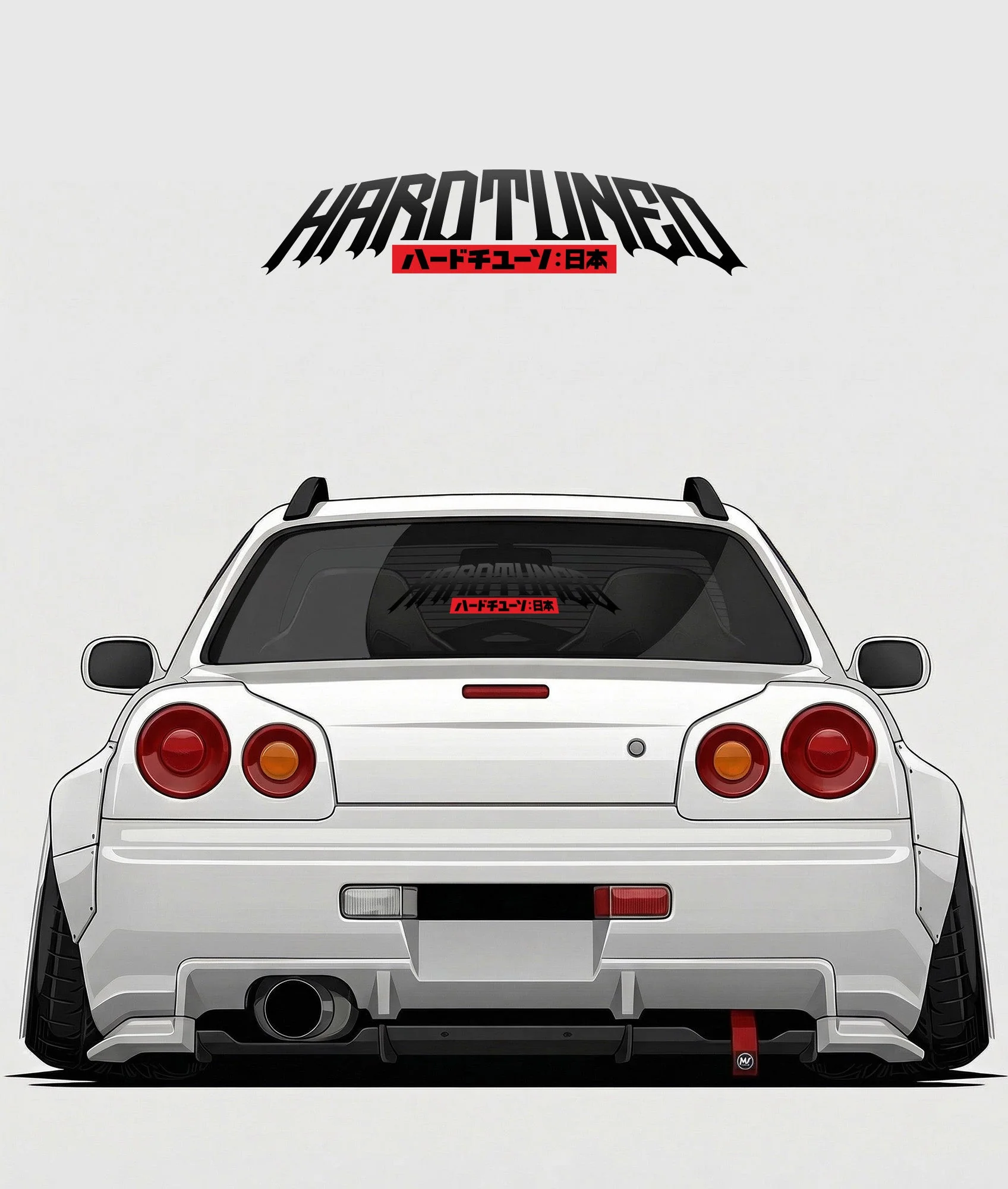 Hardtuned Arch Vinyl Sticker - Image 3