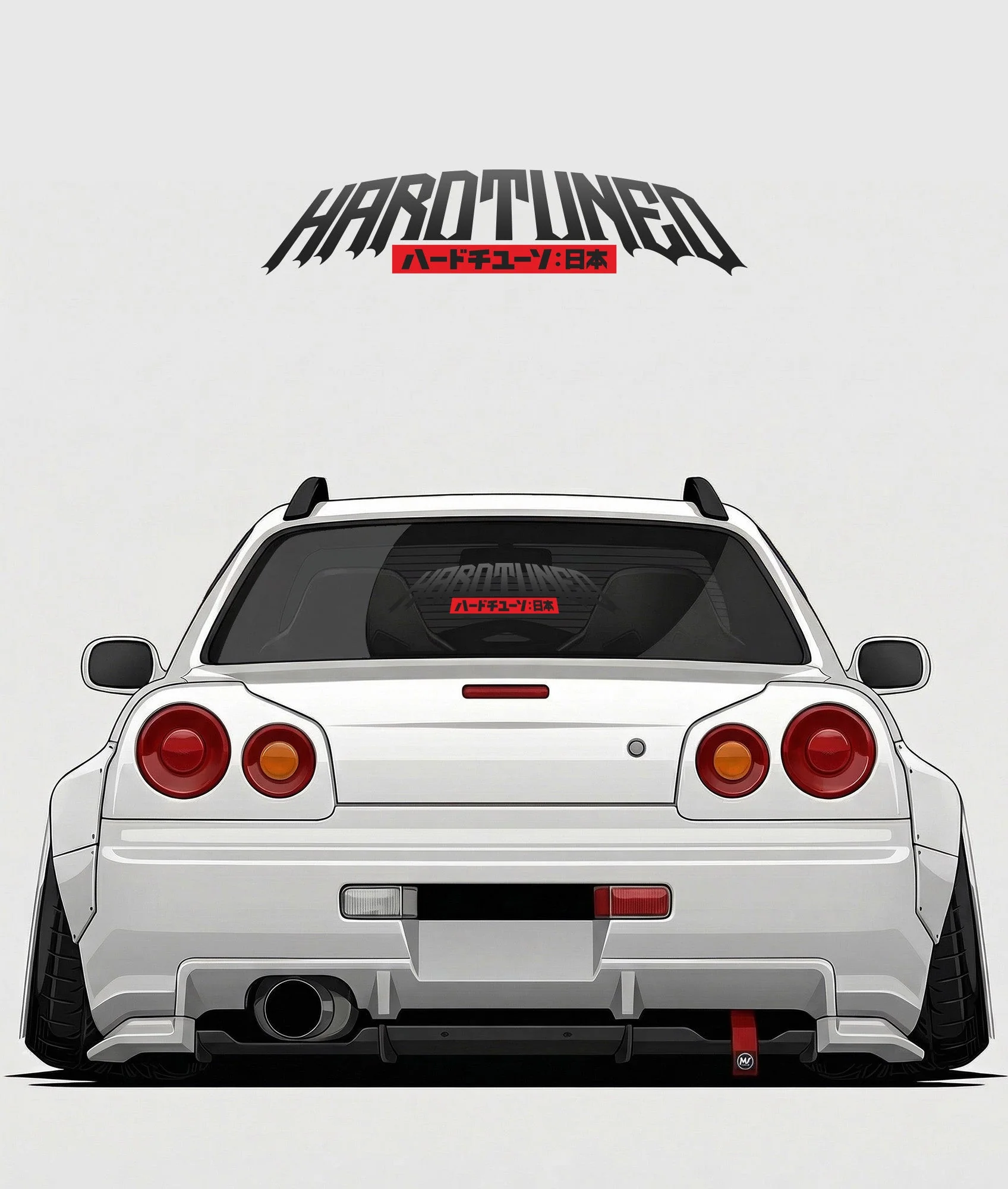 Hardtuned Arch Vinyl Sticker - Image 4