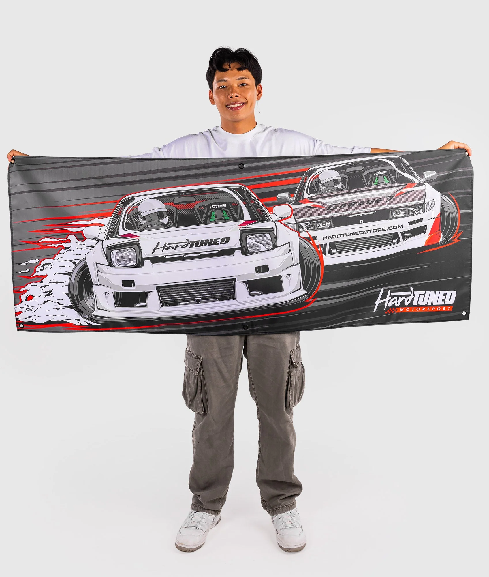 Hardtuned Drift Team Battle Garage Flag