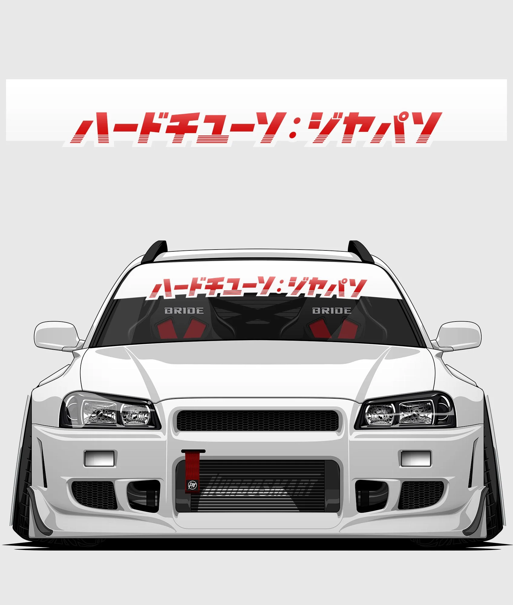 Hardtuned Kanji Window Banner - Stripes - Image 29