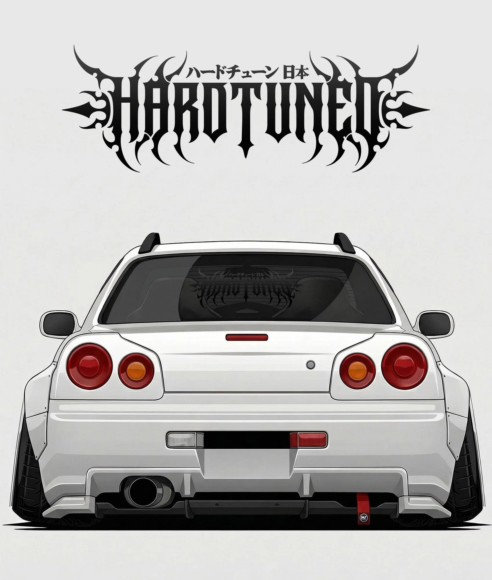 Hardtuned Metal Vinyl Sticker - Image 3