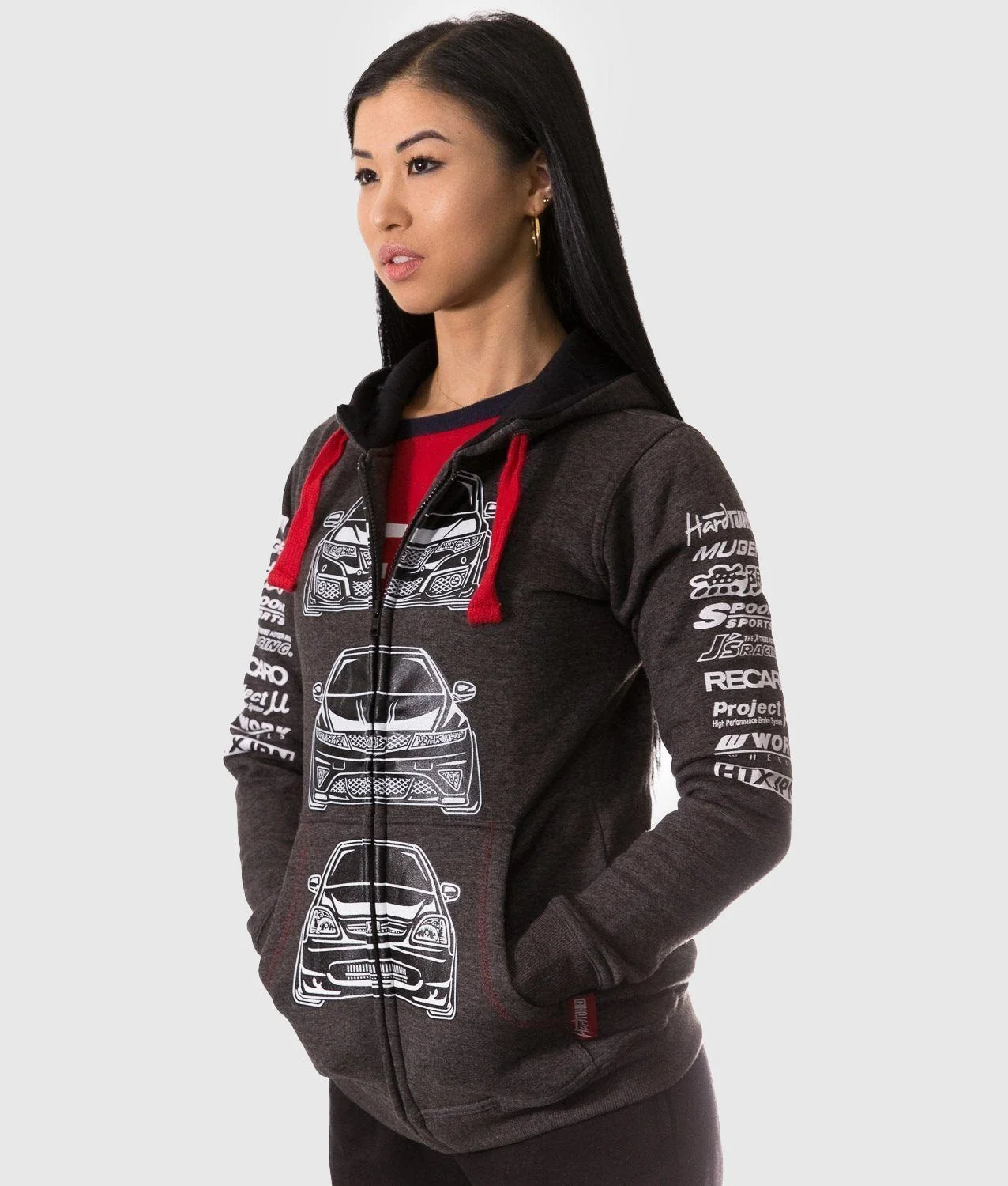 Honda Civic FK, FN, EP Womens Hoodie - Image 4