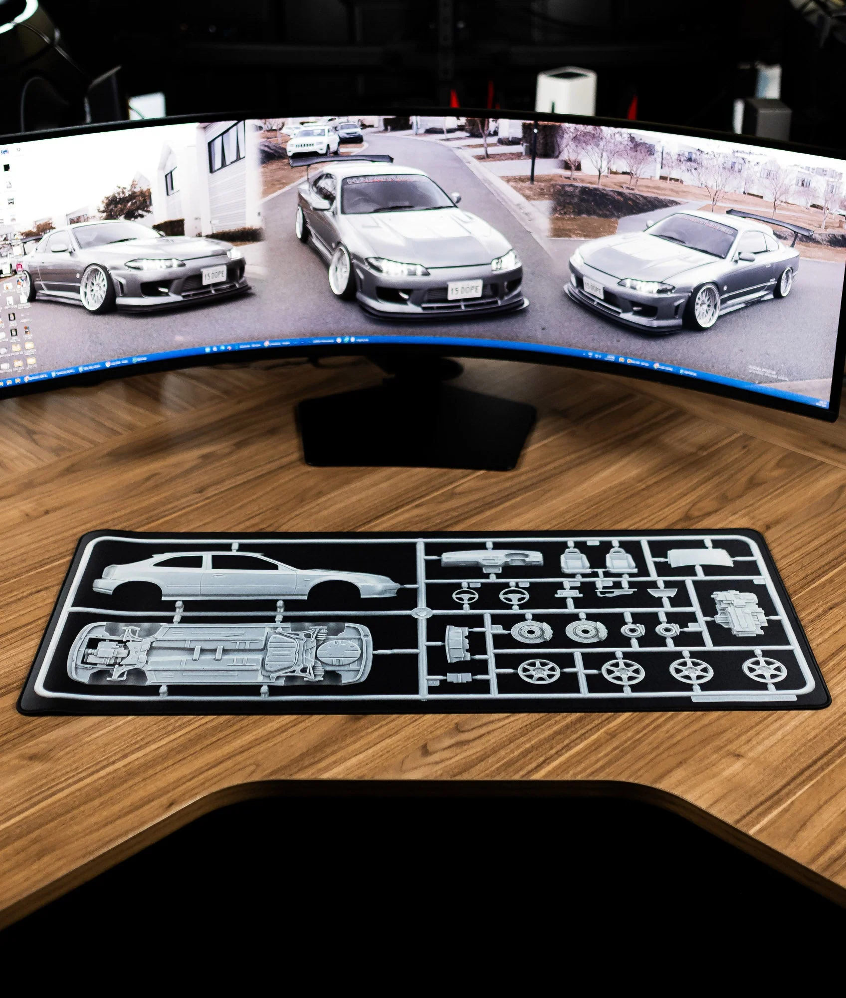 Honda EK Parts Tray Mousepad - Image 4