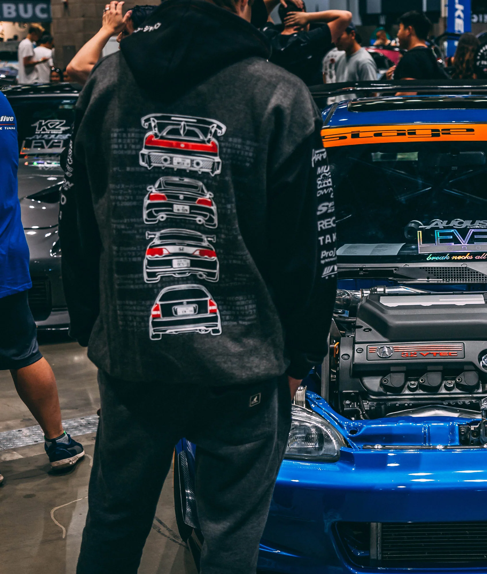 Honda Mugen Womens Hoodie - Image 2