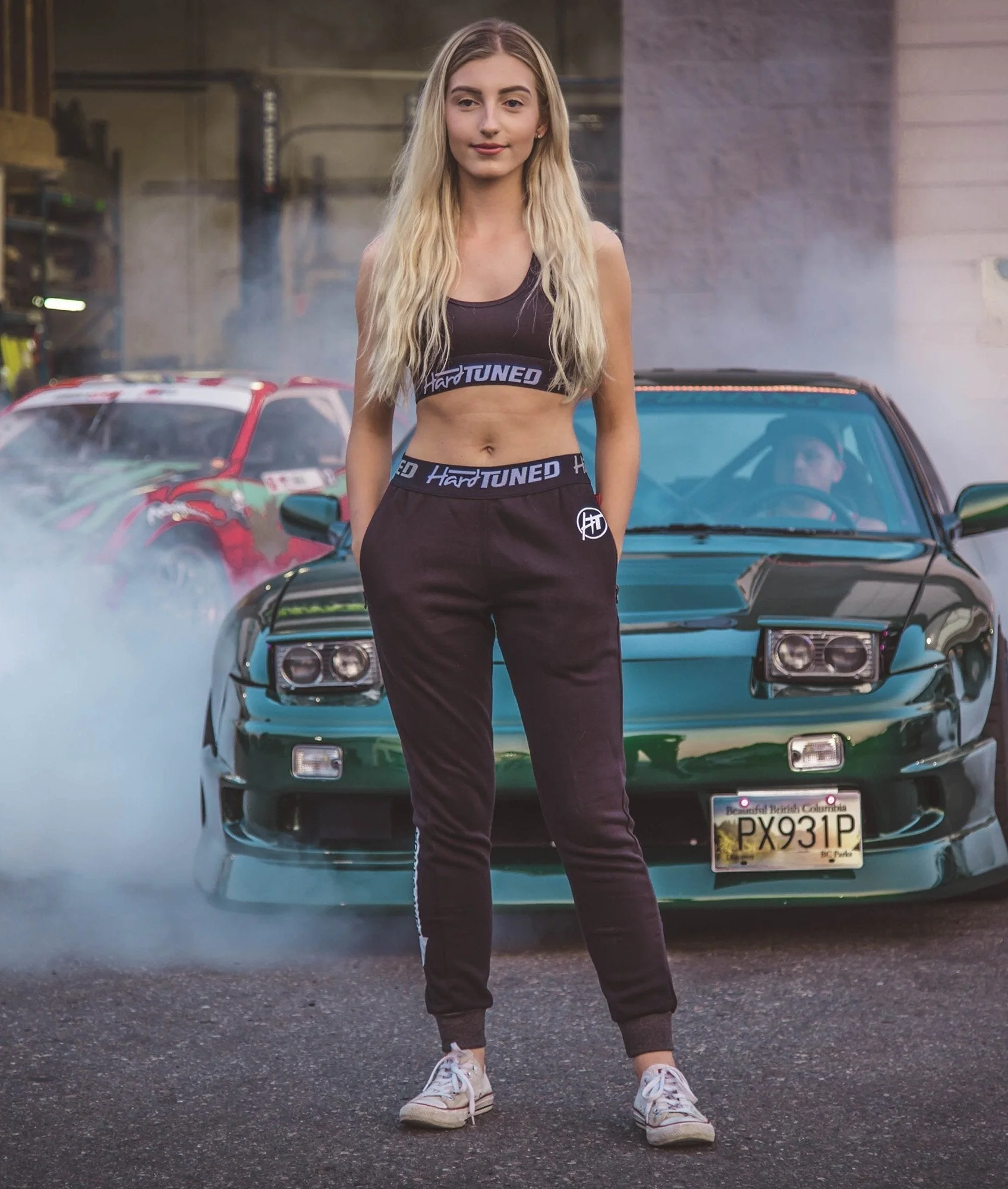 Ladies Power Over Trackies - Black - Image 2
