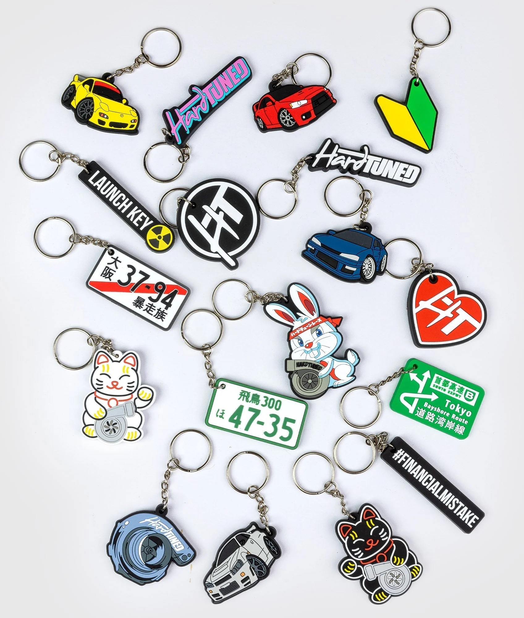 License Plate Rubber Key Ring - Image 5