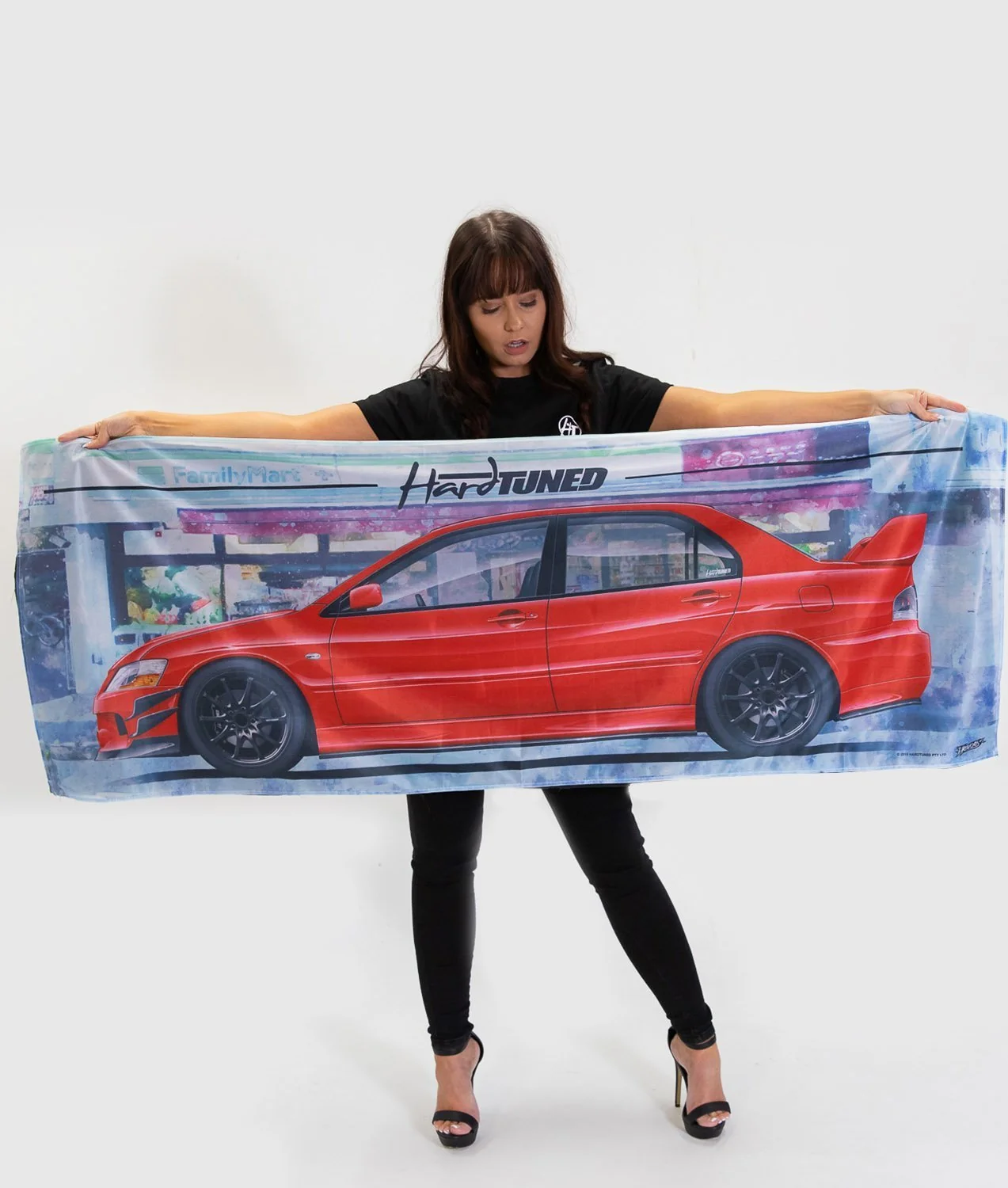 Mitsubishi Evolution 9 Garage Flag - Image 3