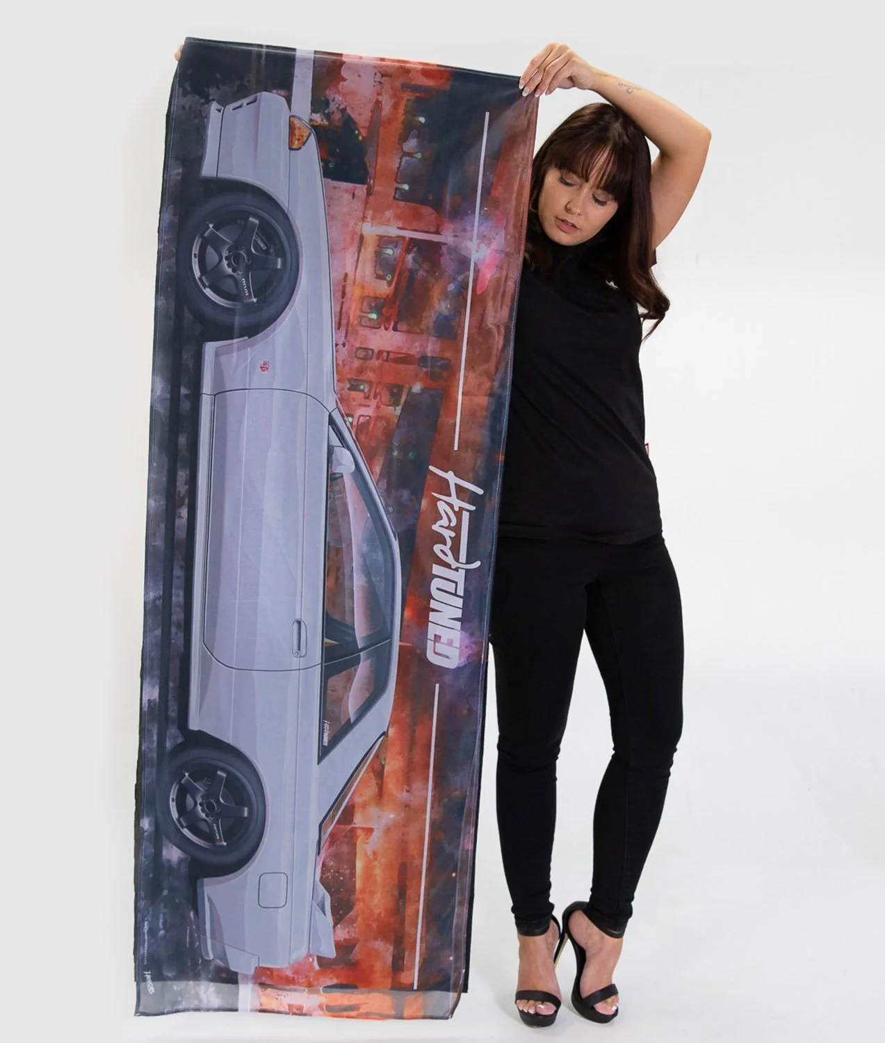 Nissan Skyline R32 GTR  Garage Flag - Image 3