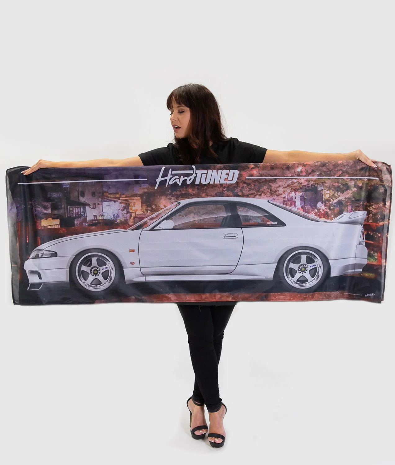 Nissan Skyline R33 GTR Garage Flag - Image 2