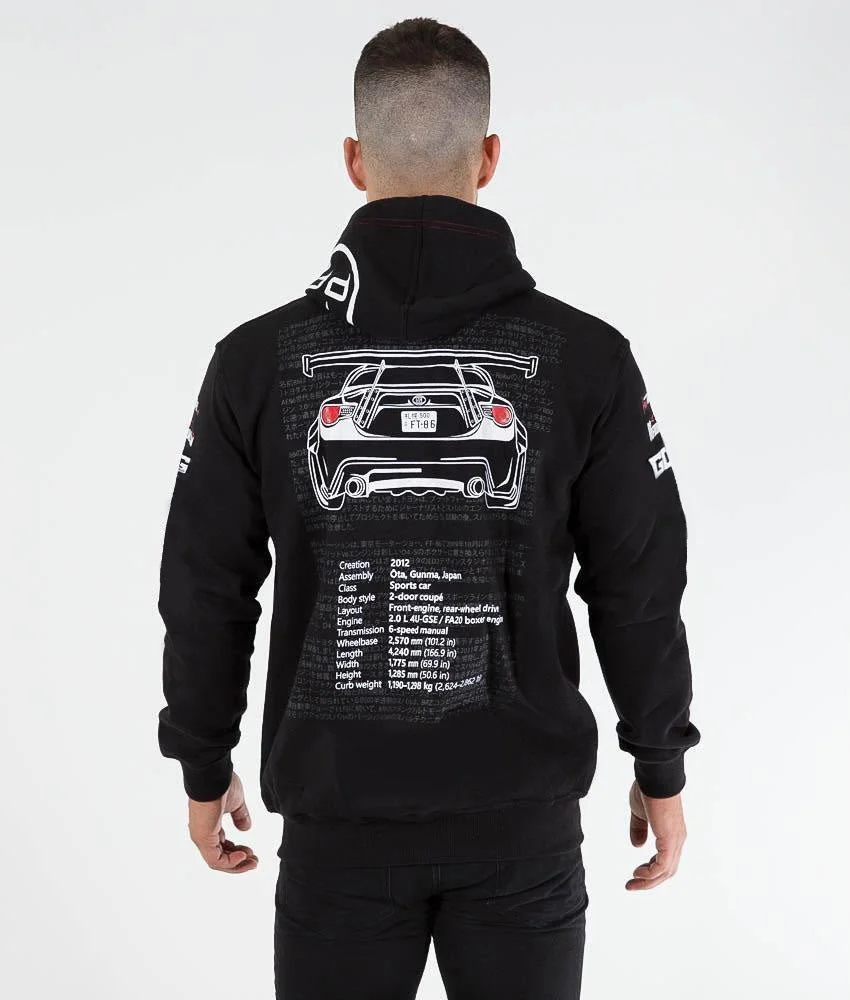 Toyota GT86 / Scion FRS / Subaru BRZ Hoodie - Image 3