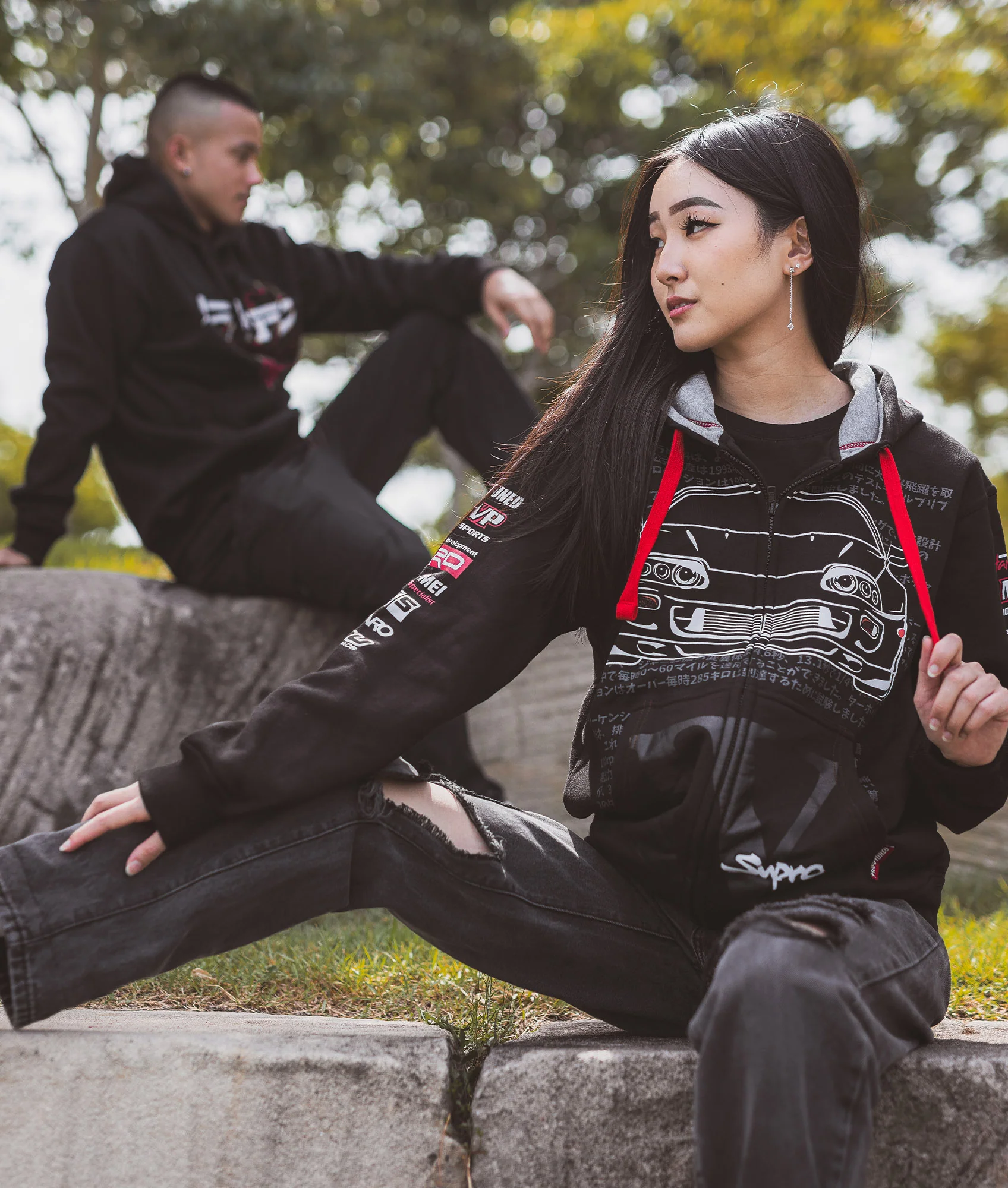 Toyota Supra MKIV Womens Hoodie - Image 7