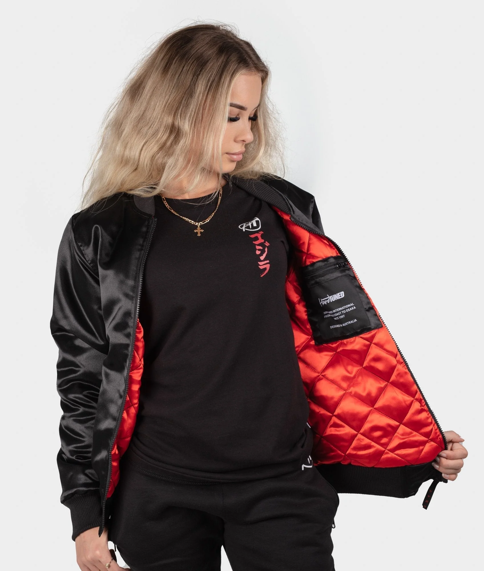 Womens Overnight Parts Bomber Jacket - Image 3